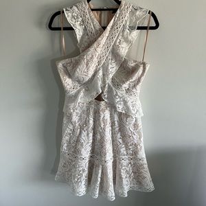 White Lace BCBG dress